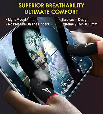 30 PCS Multi-Colored Mobile Phone Gaming Finger Sleeves Gloves