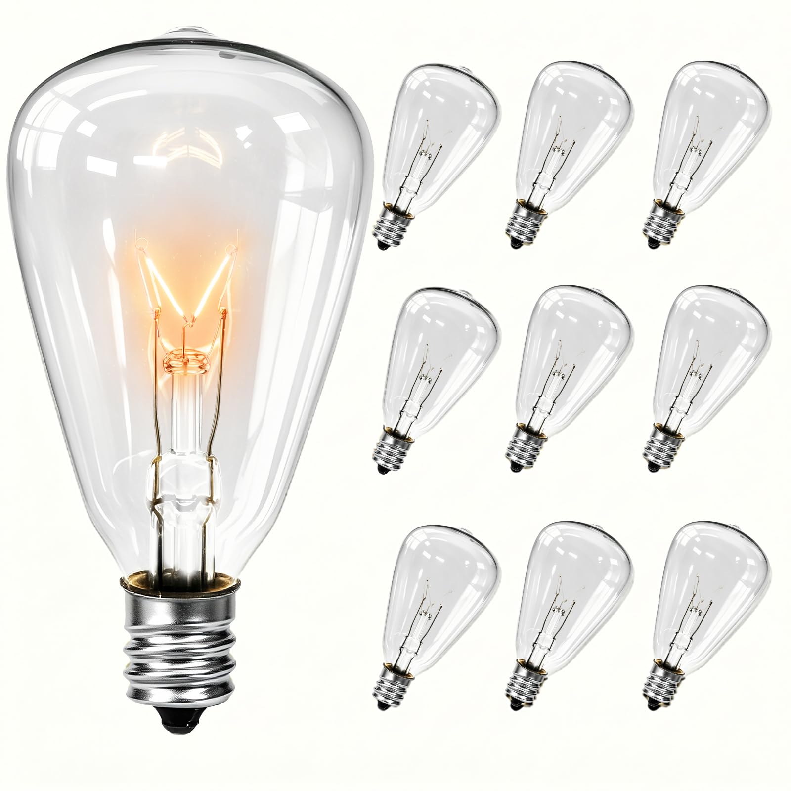 Konictom ST38 Edison Incandescent Replacement Bulbs