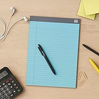 Vista 8 de TRU RED Staples TR57363 Bloc de notas, 8.5 x 11.75 pulgadas, rayas anchas, pasteles, 50 hojas/bloc