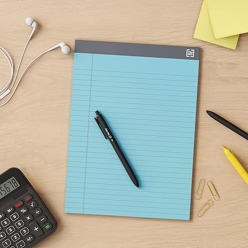 Miniatura 8 de TRU RED Staples TR57363 Bloc de notas, 8.5 x 11.75 pulgadas, rayas anchas, pasteles, 50 hojasbloc