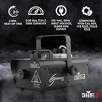Vista 3 de Máquina de niebla CHAUVET DJ Hurricane 1000, con control remoto con cable compacto