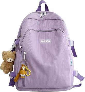 Aesthetic Backpacks for Girls Lightweight, Durable, and Perfect for School, Travel, and PlaytimePurple