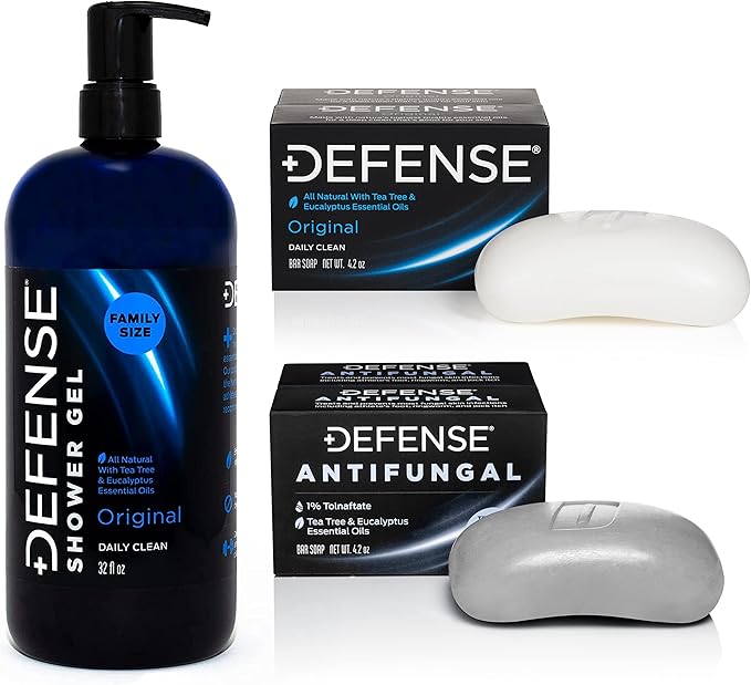 Defense Soap Antifungal Medicated Bar Soap 2Pack, Original
