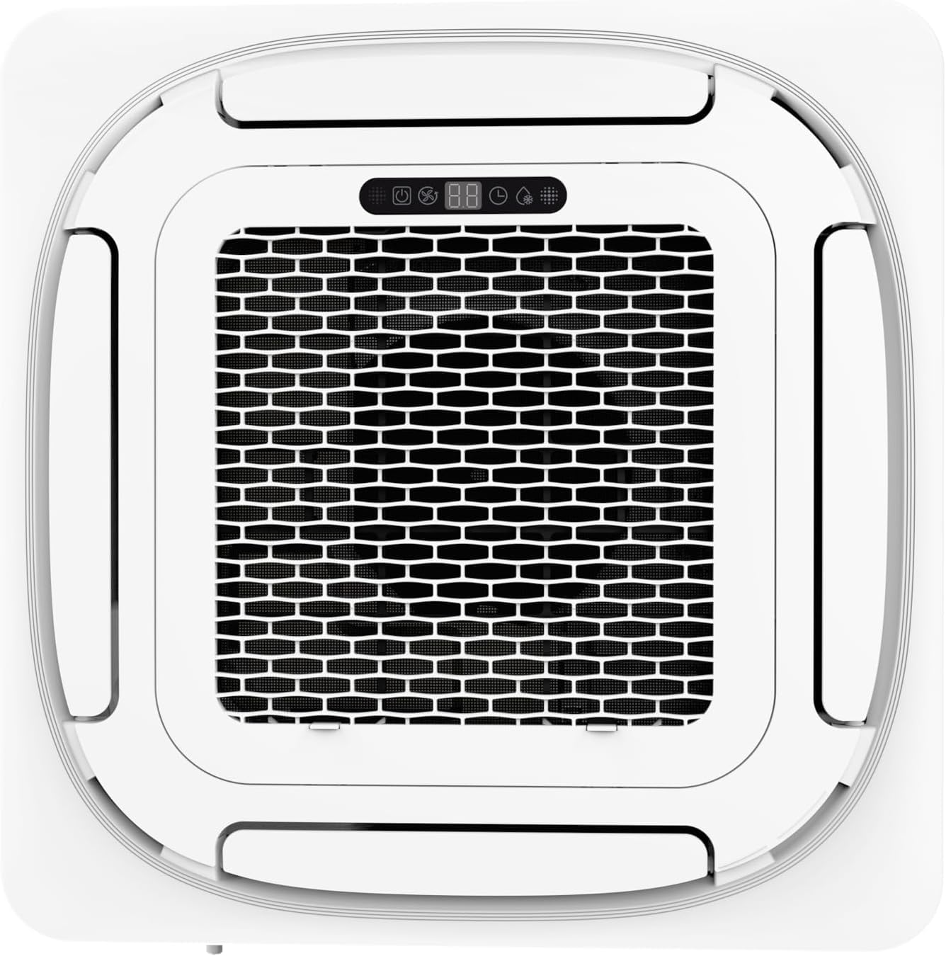 Photo 1 of ** sold as is no refund/return** see comments
9000 BTU Ceiling Cassette Mini Split AC & Heat Pump, 23 SEER2 Ductless Inverter AC Units Cooling & Heating Ceiling Air Conditioner, 8-way 360° Airflow, Remote Control & 25FT Installation Kits, 230V