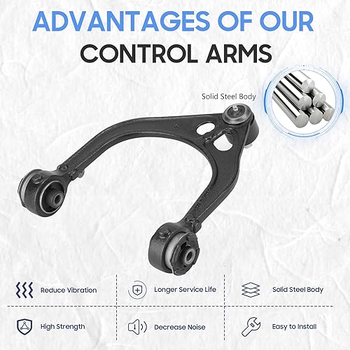 Miniatura 3 de RWD Front Left Right Upper Control Arm wBall Joint for 2005-2008 Dodge Magnum 2005-2019 Chrysler 300 2008-2019 Dodge Challenger 2006-2019 Dodge