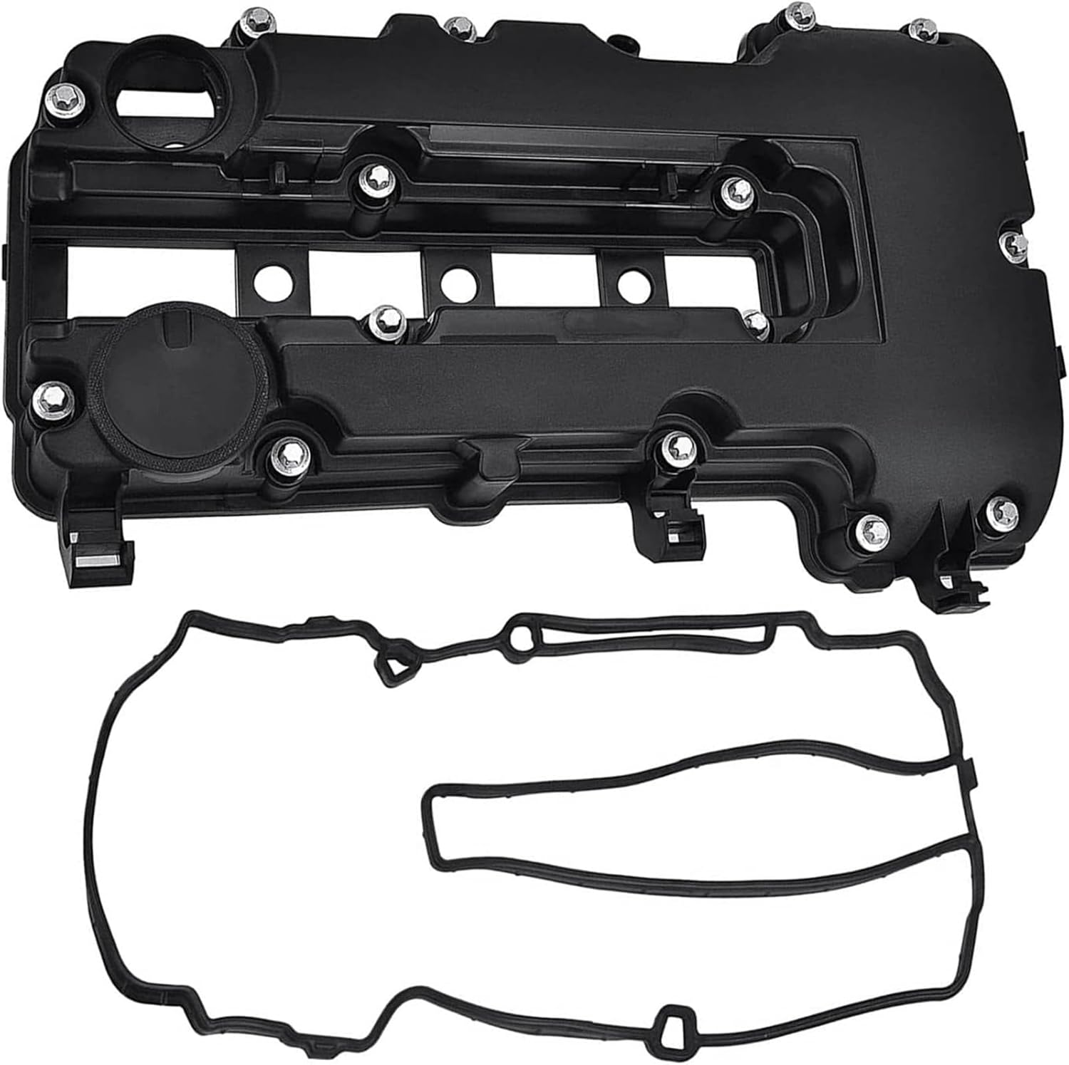 BDFHYK 55573746 Engine Camshaft Valve Cover with Gasket Compatible with Chevy Cruze Volt Trax Sonic 2011-2015, Encore 2013-2020, ELR 1.4L 2014-2016, Replace 25198874 25198498 264-968