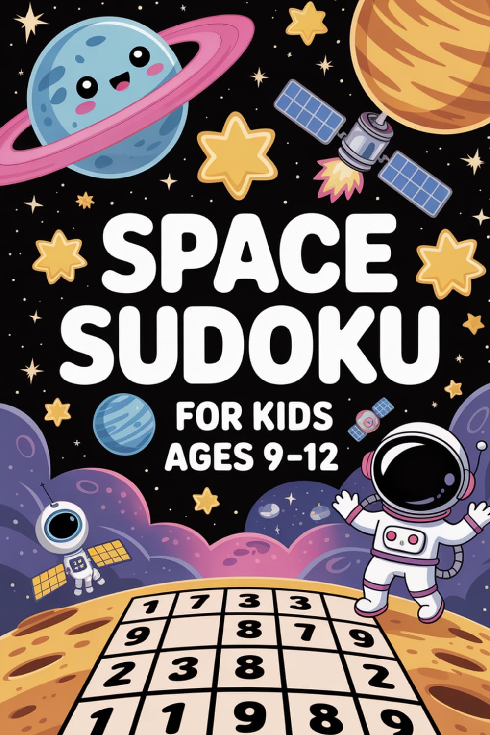 Space Sudoku for Kids Ages 9–12: Interactive Puzzle Workbook