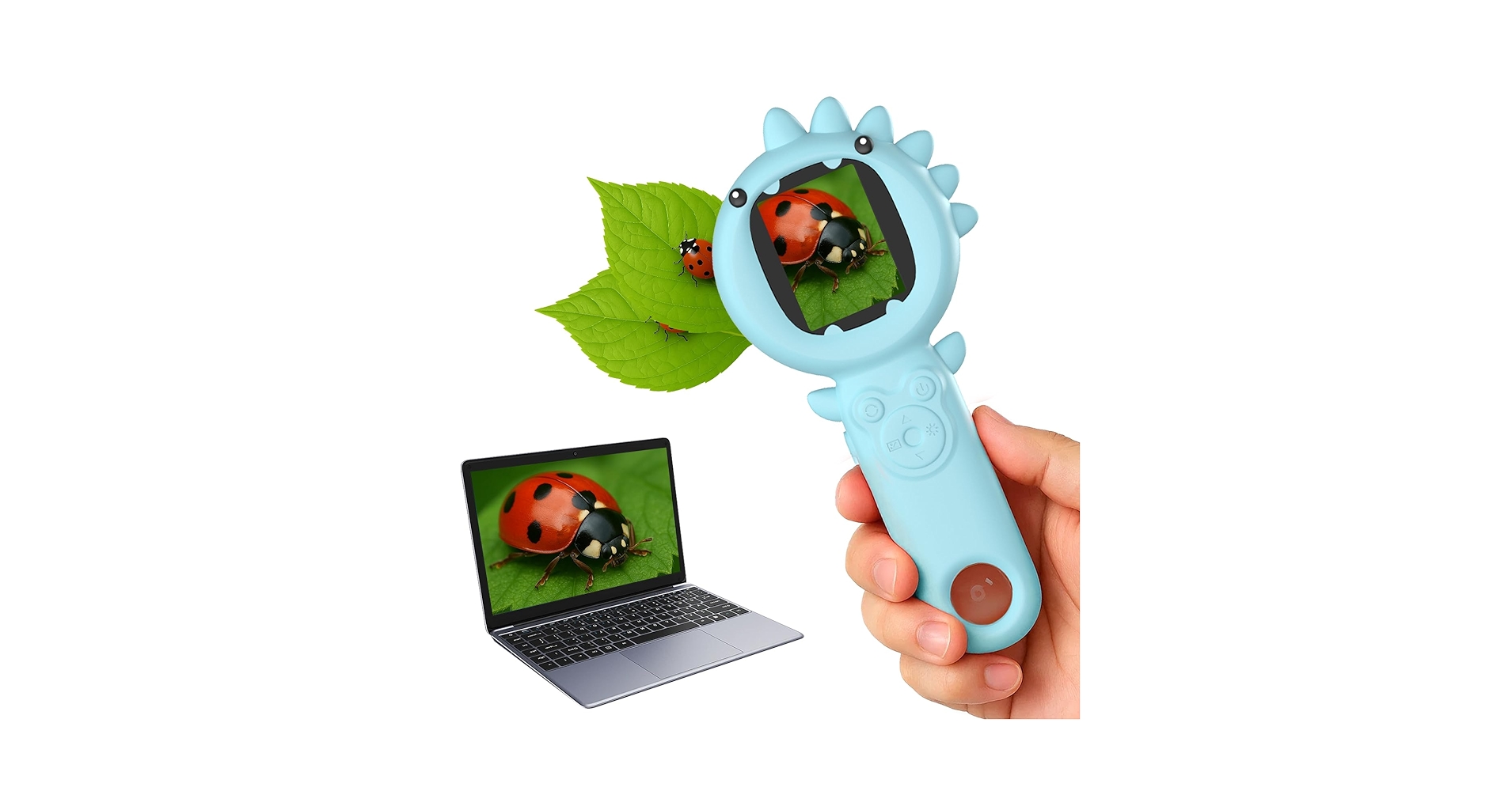Amazon.com: 2-in-1 Microscope Camera for Kids, Mini Handheld
