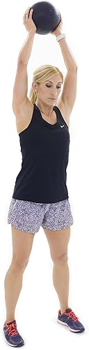 Miniatura 4 de ProsourceFit - Balones medicinales de 5, 10, 15, 20, 25, 30, 50 libras, agarre suave y texturizado, peso muerto para crossfit, fuerza y