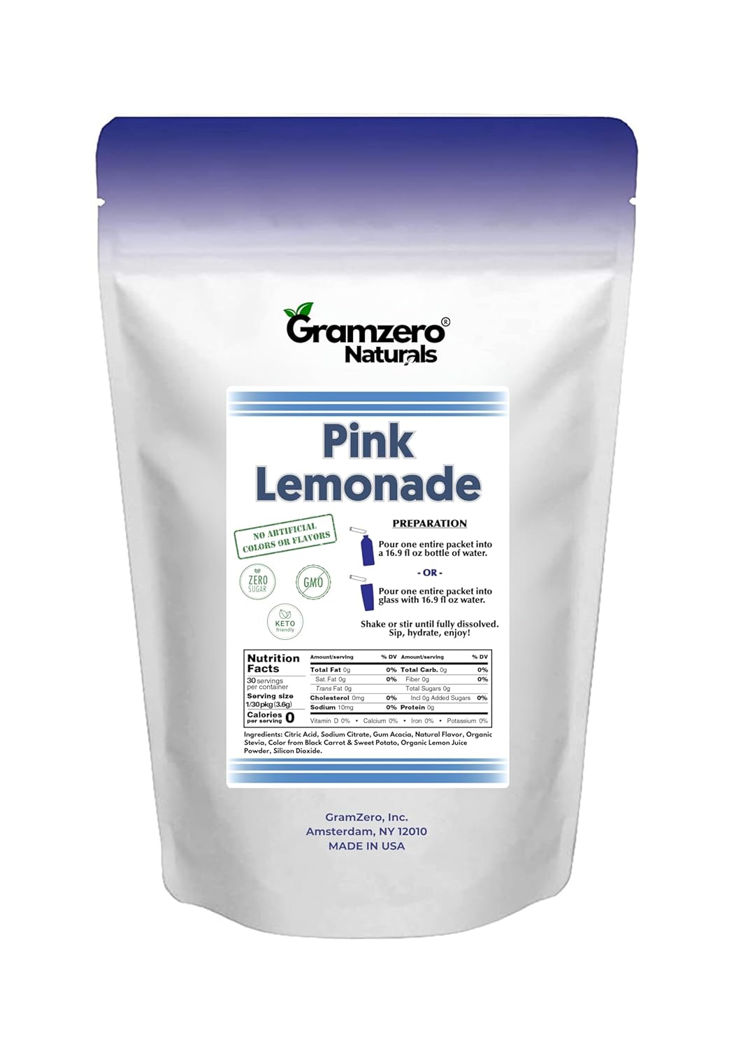 Drink Mix - 2GO (All NATURAL Pink Lemonade)