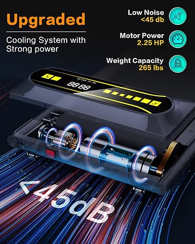 Miniatura 4 de Caminadora portátil para usar debajo del escritorio, mini caminadoras portátiles para el hogar y la oficina, máquina de correr para caminar de 2.25