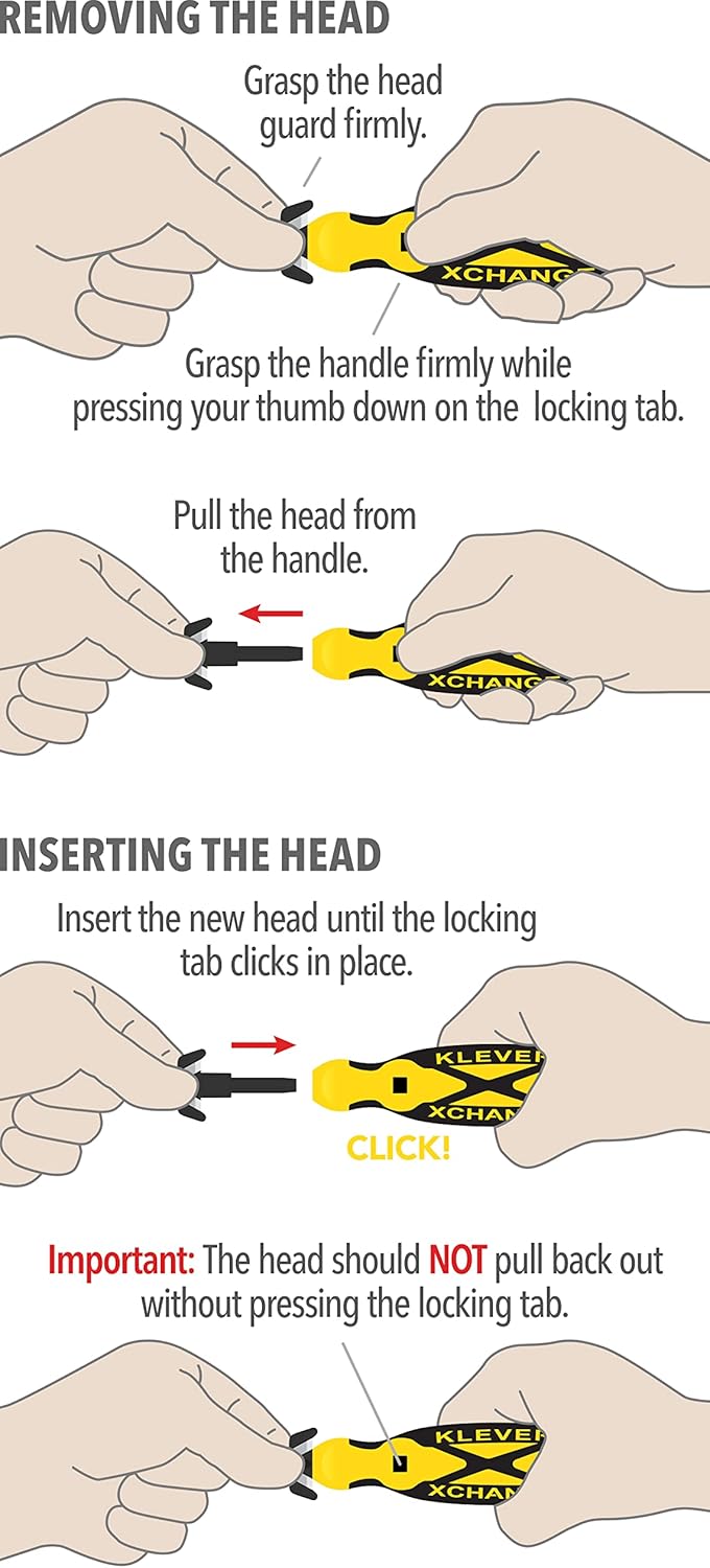 Klever Kurve 10 Pack - Klever X Change Replacement Heads - Safety Cutter