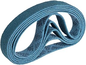 5 unidades 3 M SC BS S cotch Brite cinta de lijado de fieltro lijadora de banda de tubos, grado: very fine, color: azul, 40 mm x 760 mm