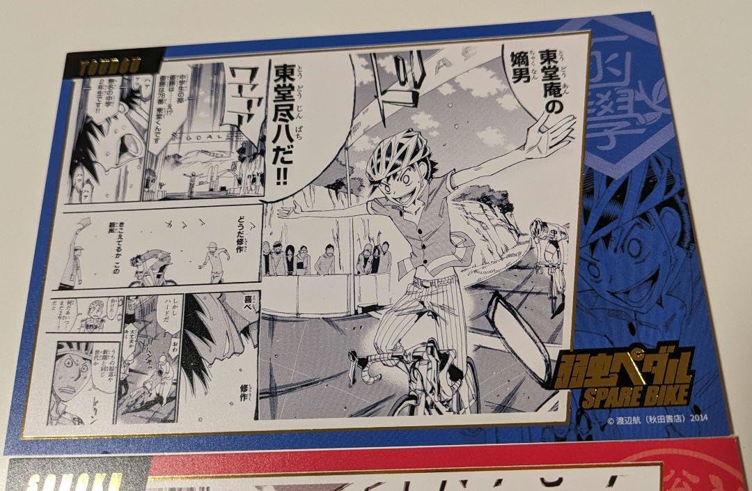 Amazon.co.jp: 弱虫ペダル スペアバイク まねきねこ 箔押しポスト