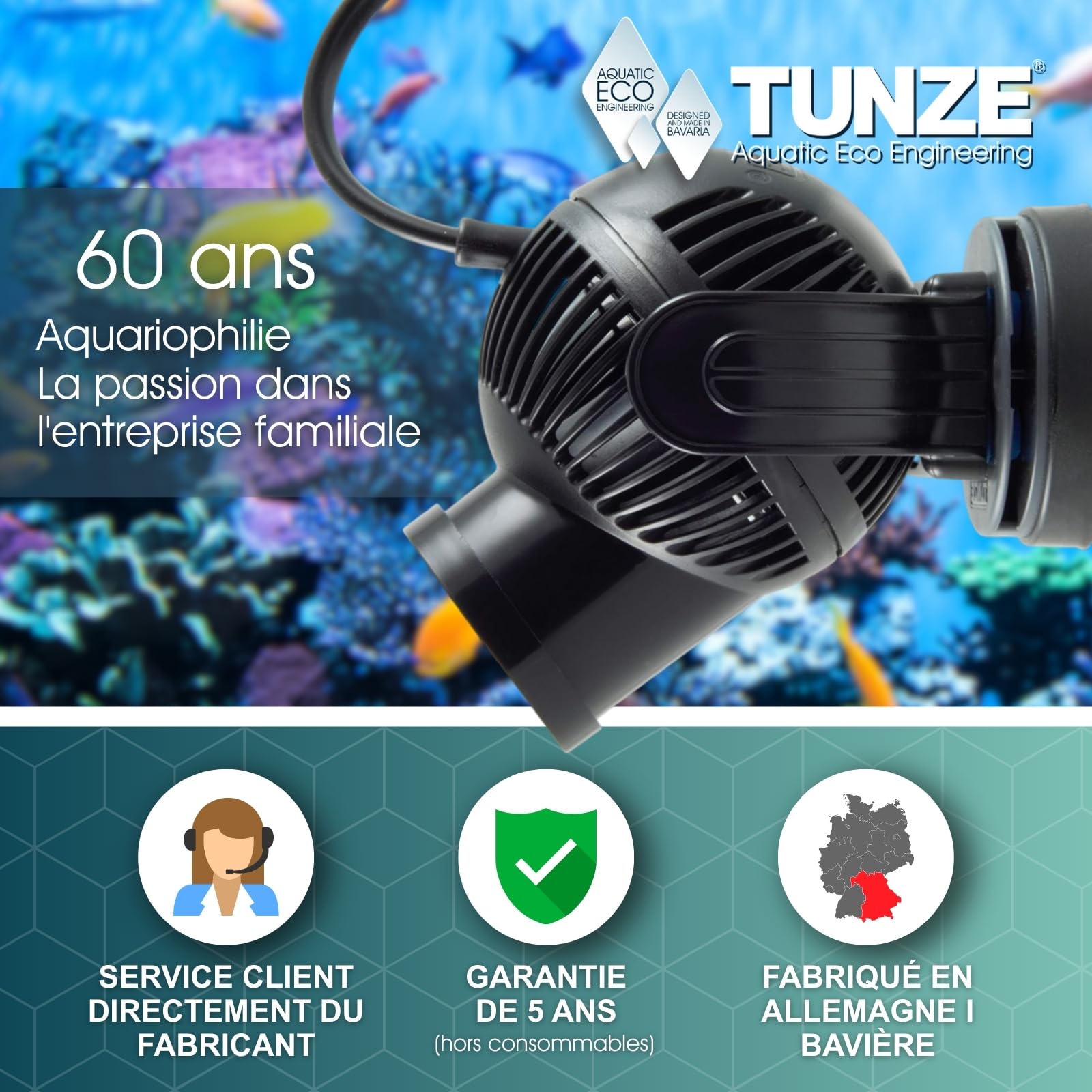 TUNZE Care Magnet Long Aquarienreiniger für 10-15 mm Glasstärke mit Edelstahlklinge