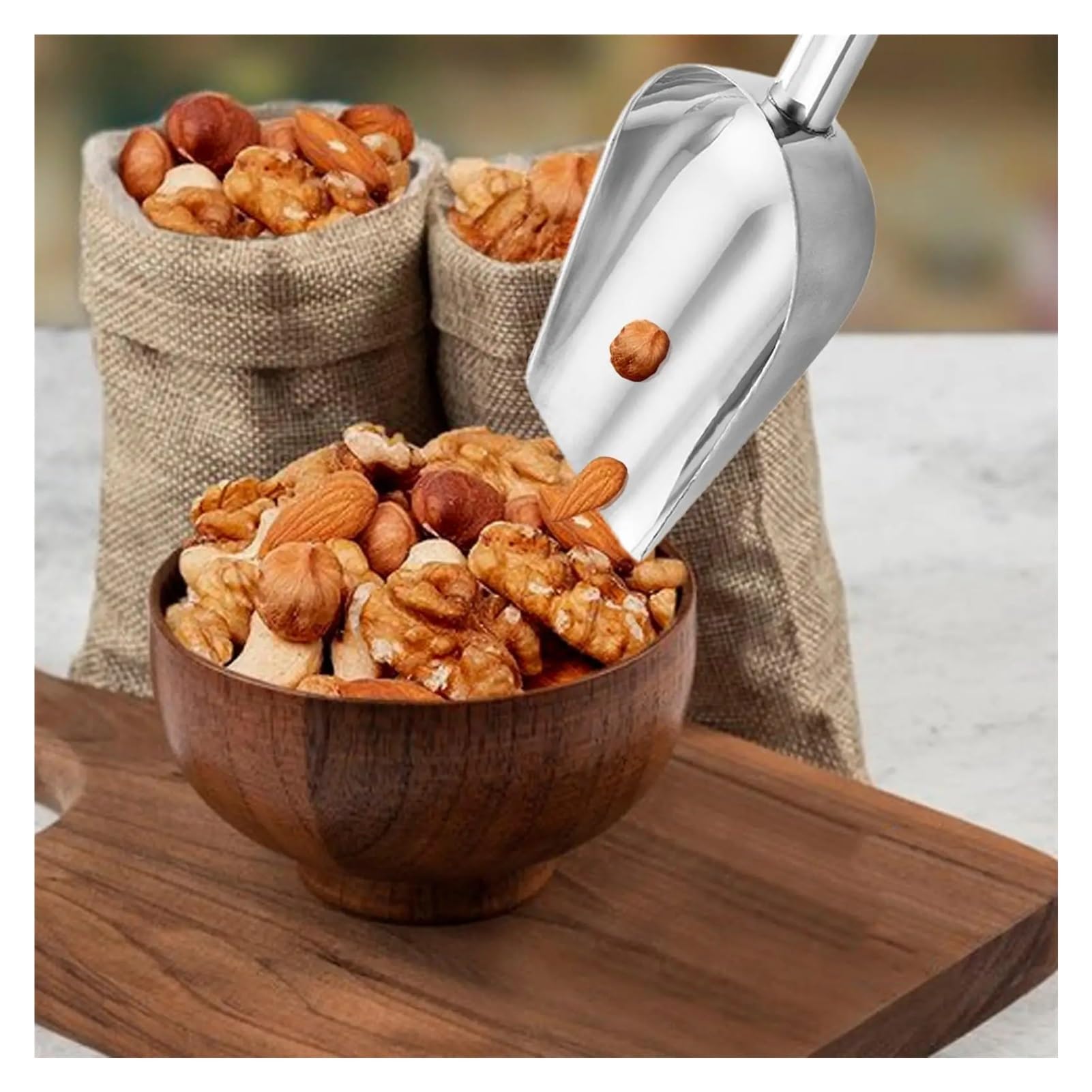 Cuillère à glace en métal for congélateur, 6 pièces Pour Cuisines, Buffets