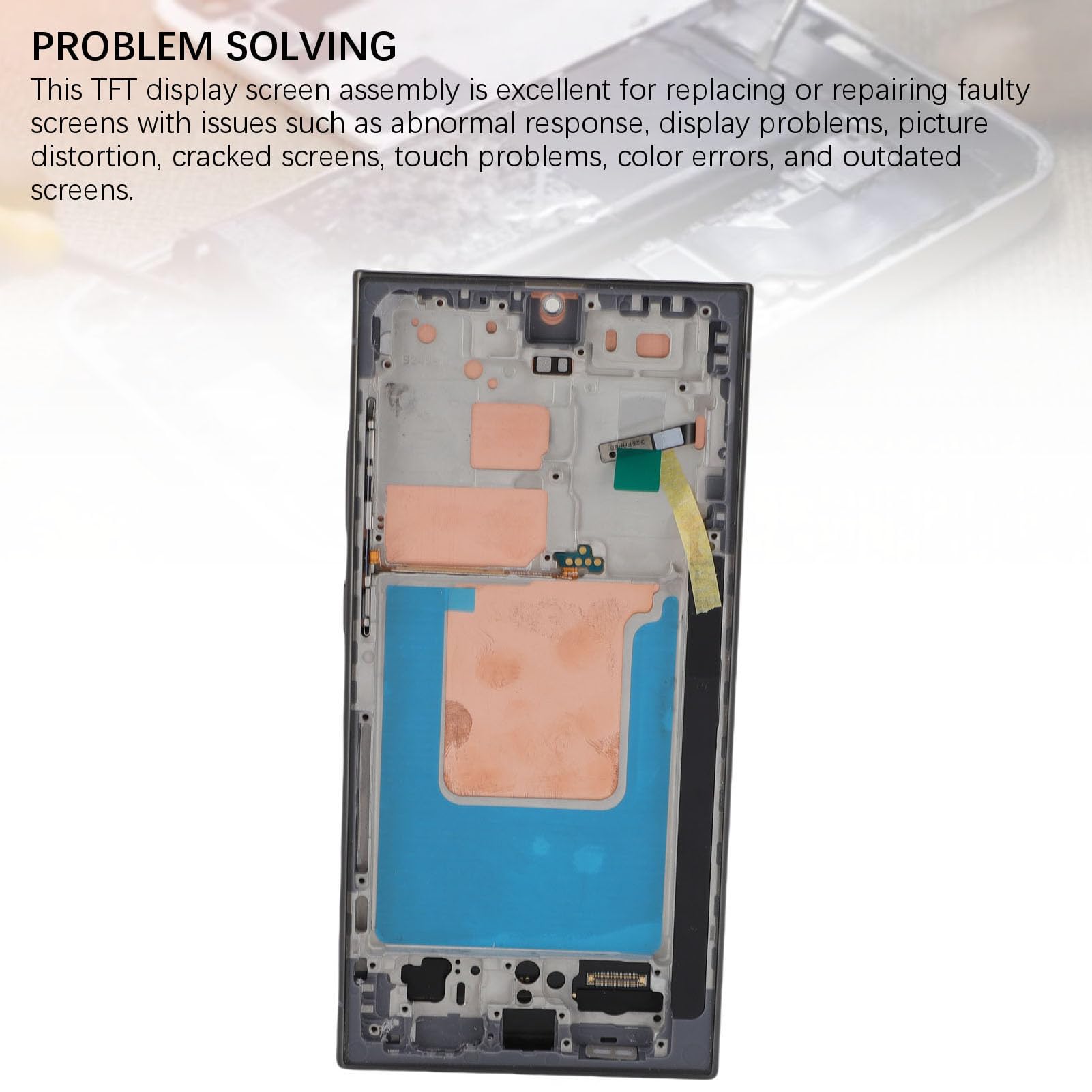 SIXRUN Schermata Tattile Completa -Digitizzatori -Sostituzione di contabilità per Ultra S24 con Strumenti per Errori a Colori e Schermate Crackate (Versione USA)
