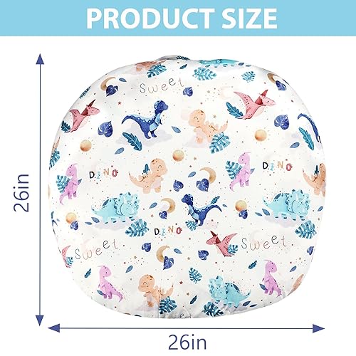 Miniatura 9 de Funda para tumbona de recién nacido DILIMI, funda extraíble para tumbona de bebé, funda ultrasuave y cómoda para almohada de tumbona de bebé, Hoja