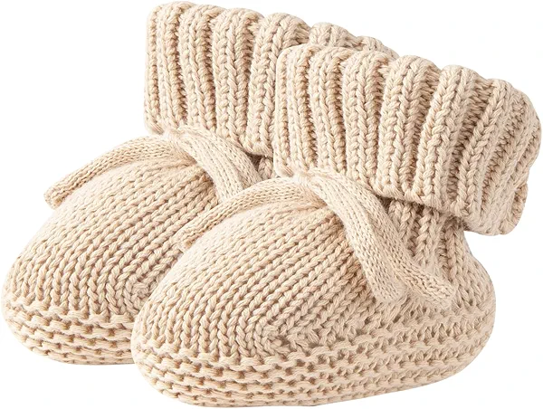 Newborn Shoes | Soft Knitted Baby Booties | A Gentle Hug for Tiny Feet | Warm, Cozy & Lightweight Infant Shoes for Boys & Girls