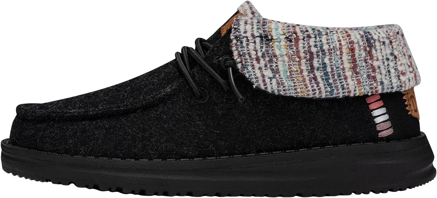 Hey Dude Wendy Fold Youth | Girl's Loafers | Girl's Slip On Shoes | Comfortable & Light Weight