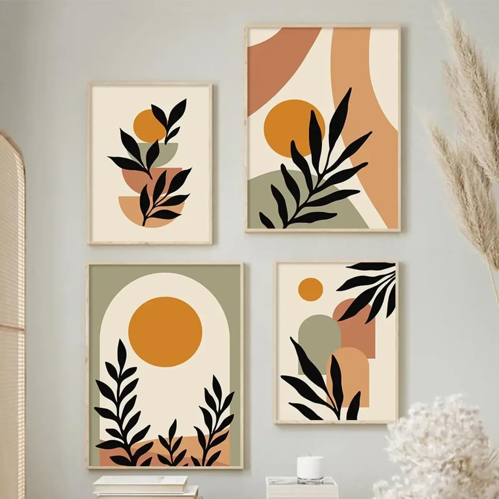 Soleil verdure simple HD art mural pour habiller un grand mur vide - 8