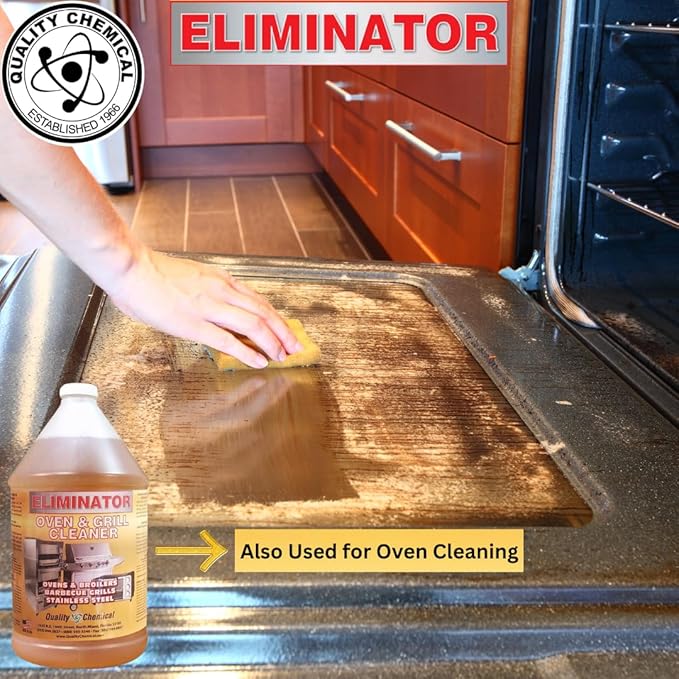 Quality Chemical Oven Cleaner & Grill Cleaner 1 Gallon miniatura 3