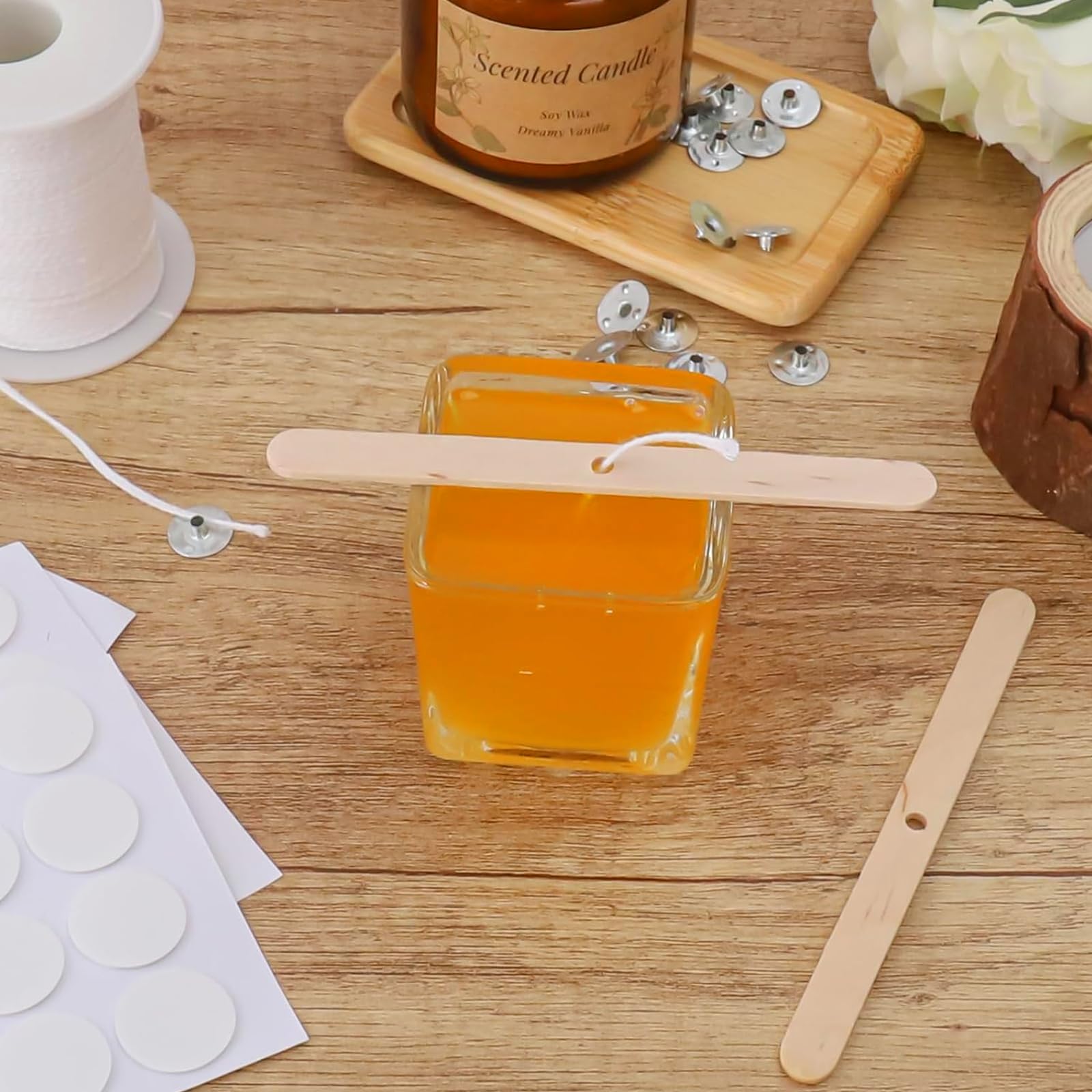 ALLAVA Pastilles de Cire d'Abeille Blanche 2000g - Pour Bougies, Coulée et Cosmétiques Bio