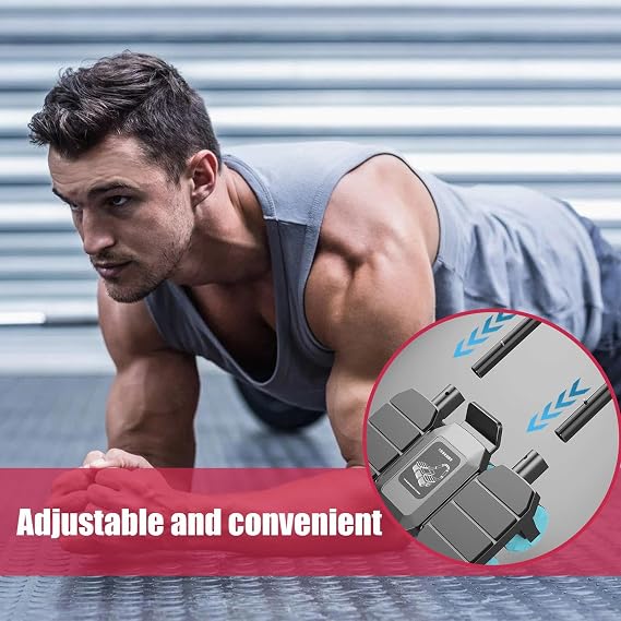 Automatic Rebound Abdominal Wheel with 8 Elbow Supports, Abdominal Wheel Ab Roller, Abdominal Exercise Machine Ab Wheel Roller, Abdominal Trainer for Fitness Trainer Home Gym