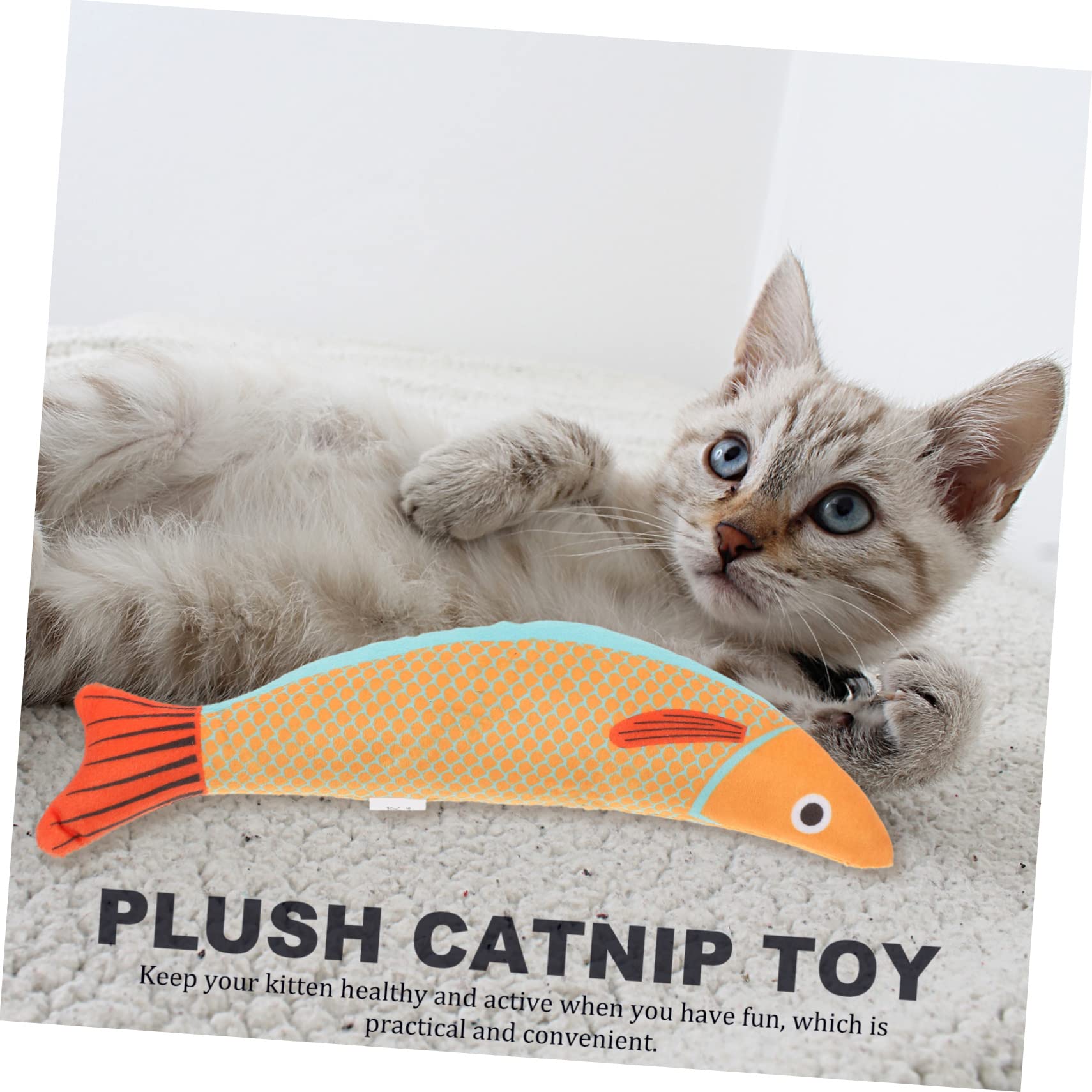 Kisangel 5piezas Juguete De Peluche para Gatos Forma De y Catnip para Estimulación y Diversión De Mascotas Juguete De Masticar y Jugar para Gatos Interiores