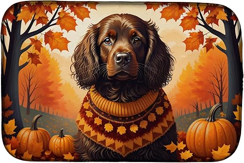 Miniatura 36 de Caroline's Treasures DAC1072DDM Shiba Inu - Tapete de secado de platos absorbente para encimera de cocina, tapete escurridor de platos para SHIBA