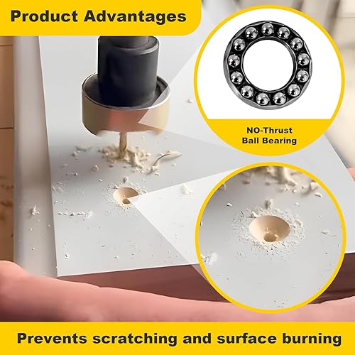 Miniatura 4 de 55226 Broca avellanadora con tope de profundidad ajustable, punta de carburo de 82 grados con taladro de 38 de profundidad x 564 de profundidad x