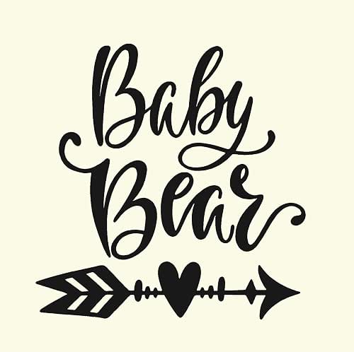 Baby Tee Time Baby Bear Iron on Heat Transfer for