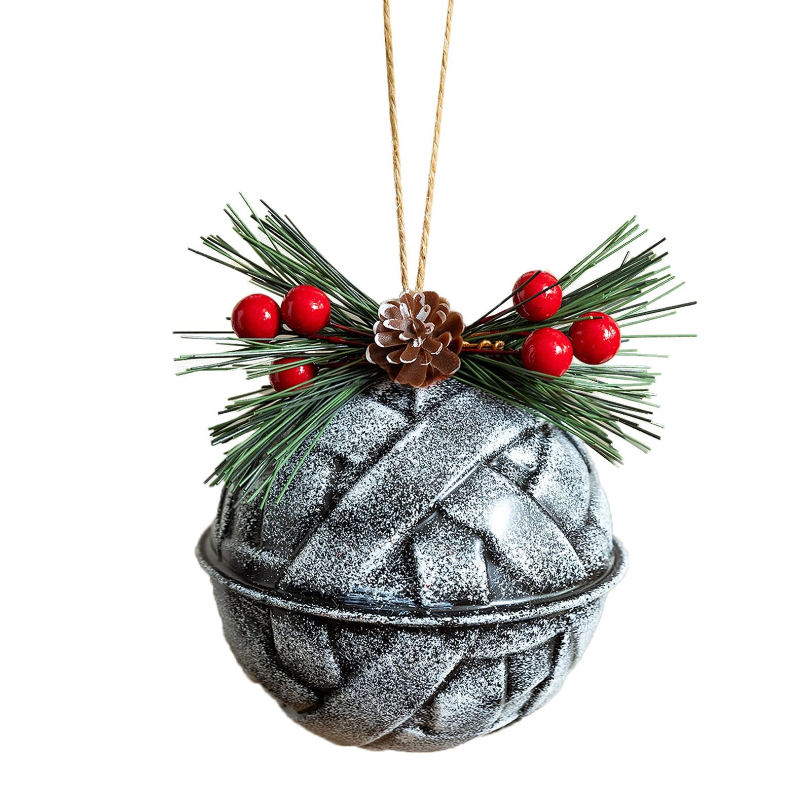 Cloche de Noël et décoration suspendue blanche pour illuminer votre fête