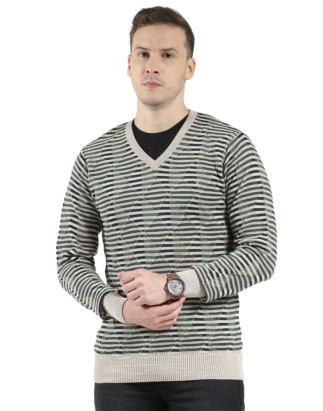 monte carlo Mens Regular Fit Full Sleeve V Neck Pullover | Warm Woolen Sweater for Men |Soft Comfortable Knitted Winter Wear for Men (Pack of 1)-picture-32