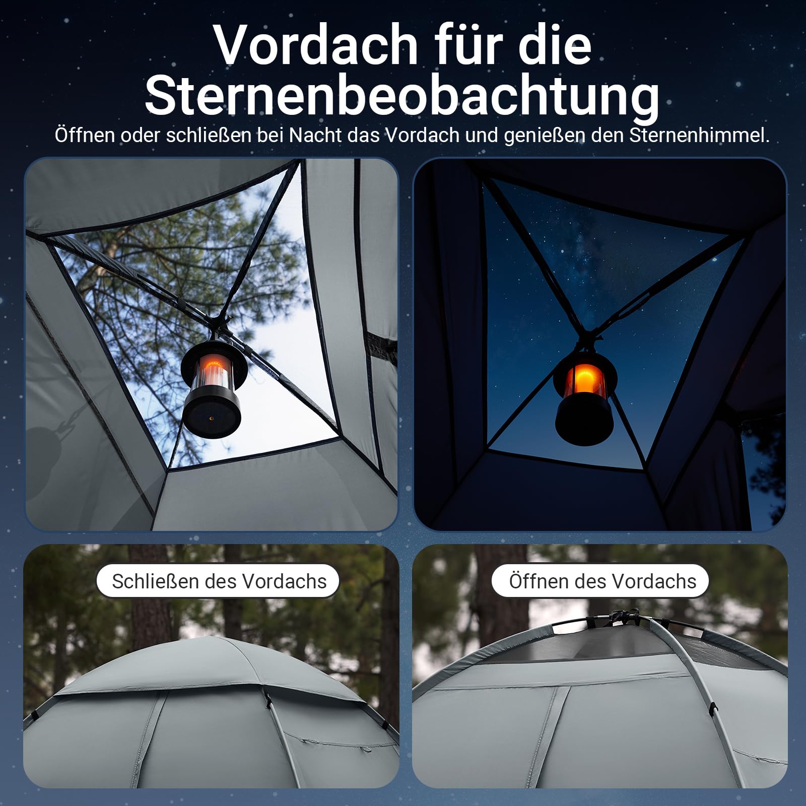 SoBuy Feldbett mit Zelt 7in1 Wurfzelt mit Luftpumpe, Rolltasche, Schlafsack, Wasserdichtes Campingbett Outdoor Campingliege Familienzelt Camping Tent
