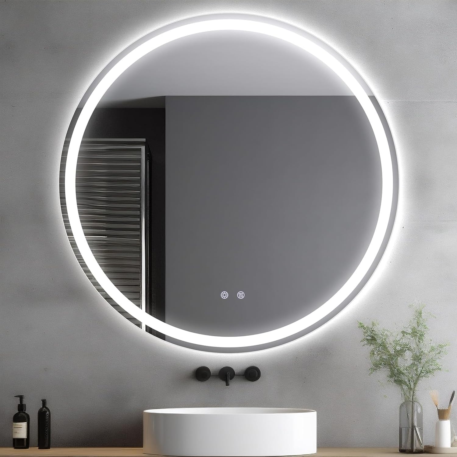 Clevich Hollywood Makeup Mirror with Lighting 80 x 60 cm, Vanity Mirror
