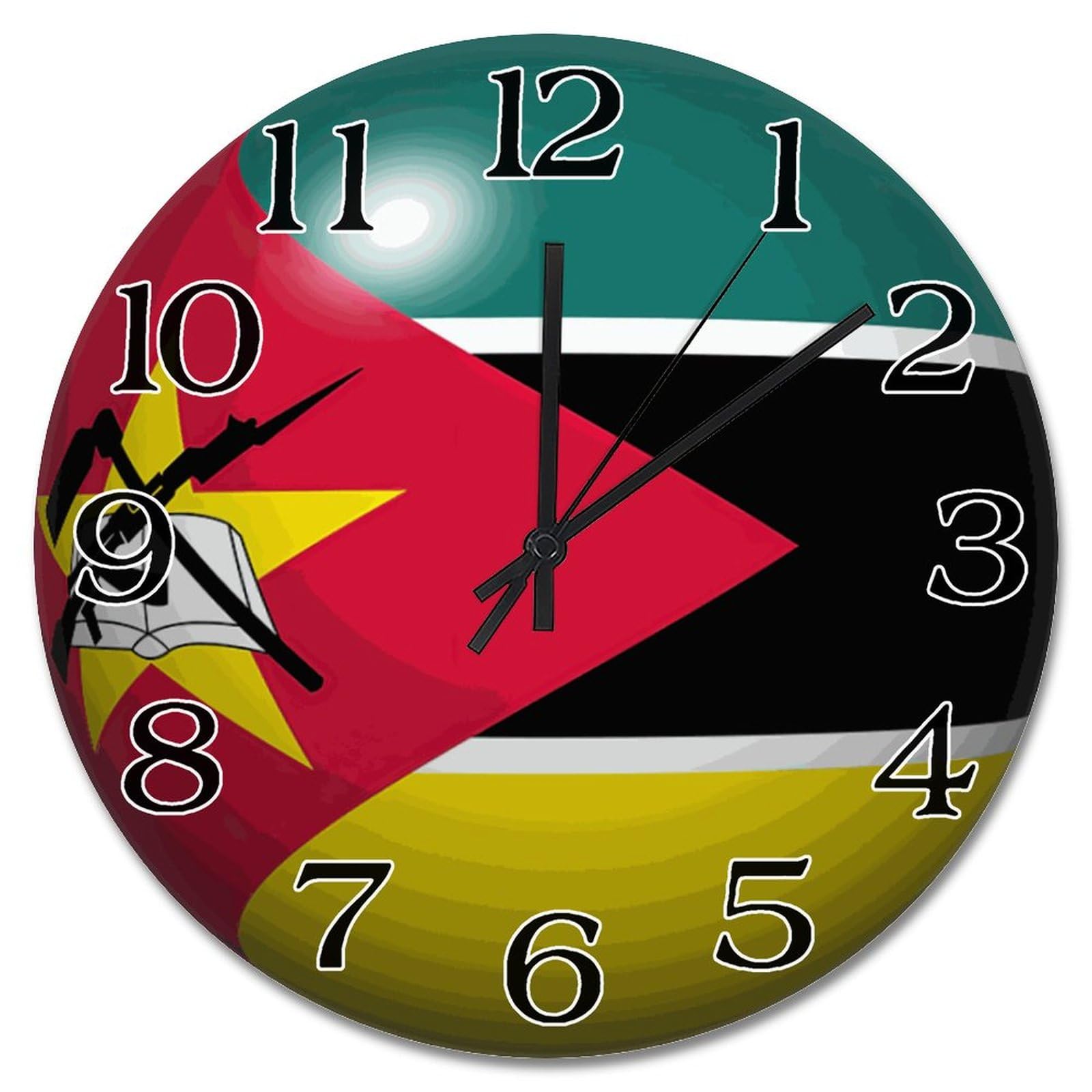 Horloge Mozambique 25cm : le cadeau déco original et utile