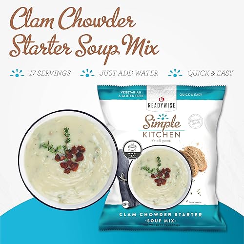 Vista 79 de READYWISE - Cocina simple, macarrones y queso, 16 porciones por paquete, MRE, vegetariano, senderismo, artículos esenciales de campamento