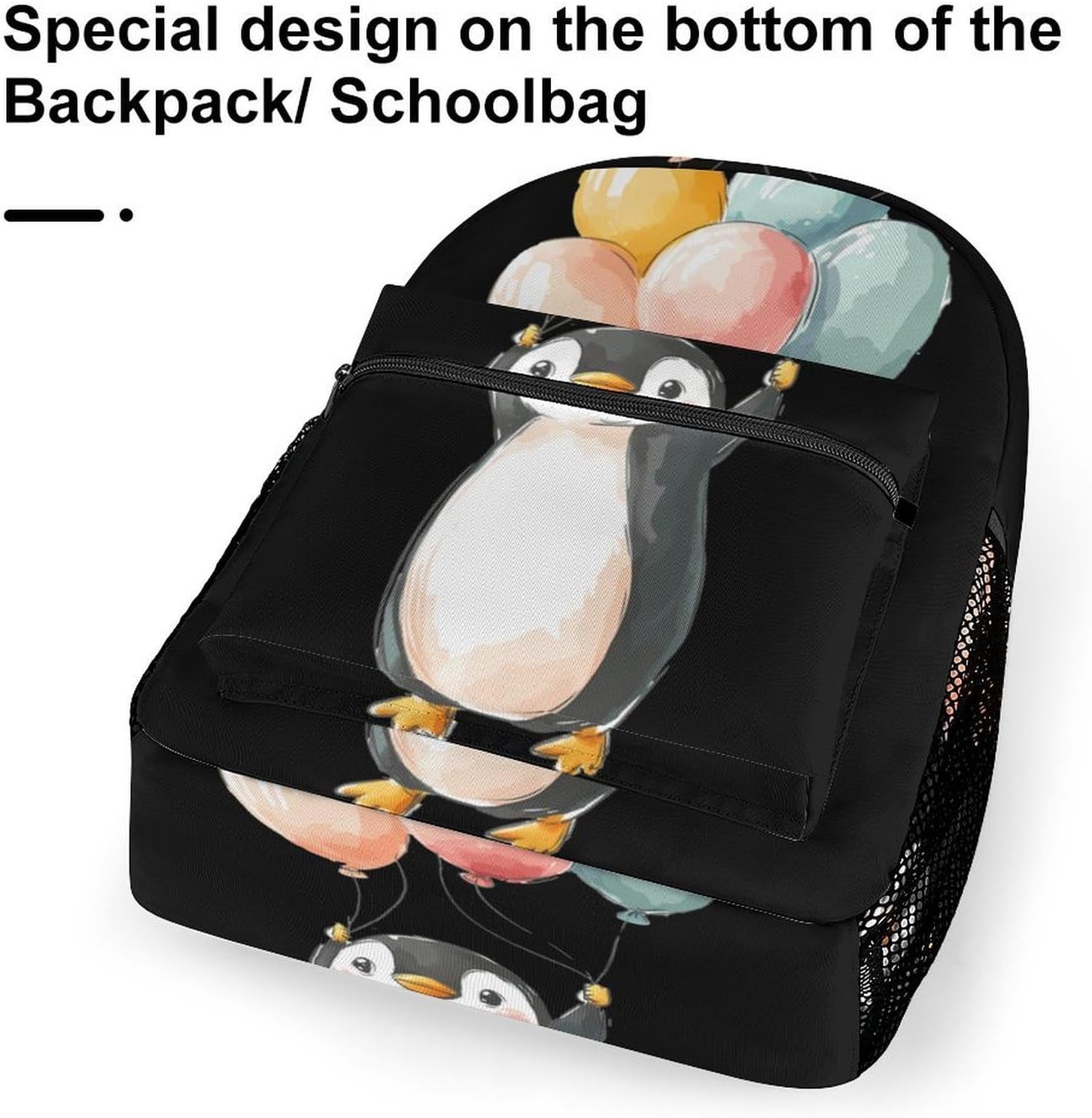 Penguins I Can Believe I Can Fly Unisex Backpack Casual Daypacks Lightweight Shoulders Bag for Camping Hiking Travel