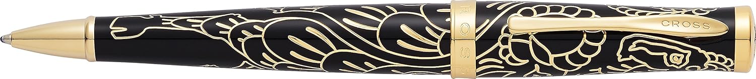 Cross Year of The Goat Special Edition Lacquer 23 Carat Gold Ballpoint Pen - Black