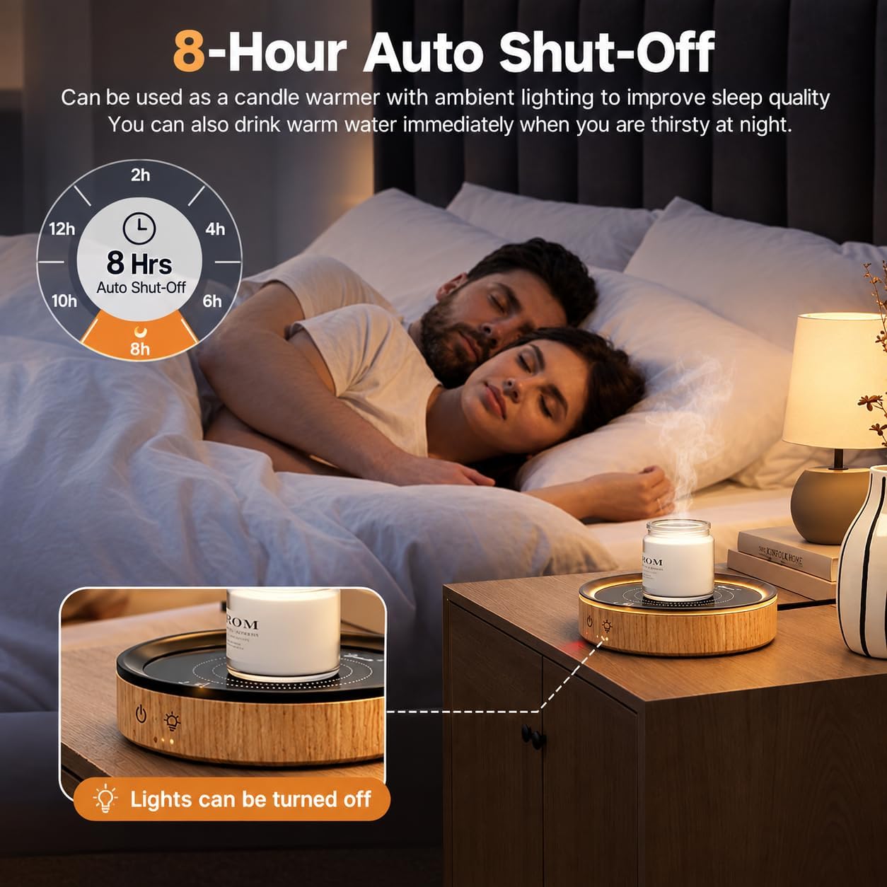 36W Mug Warmer, 3 Temperature Settings, Fast Heating Cup Warmer thumbnail