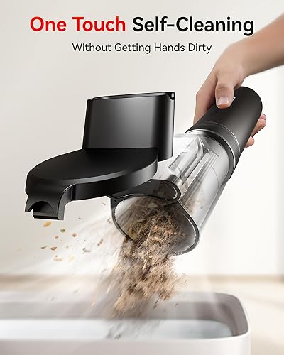 Miniatura 3 de REDTIGER Aspiradora de automóvil inalámbrica, 21000 PA portátil de mano de hasta 70 minutos de tiempo de funcionamiento, carga rápida USB-C de 3.5