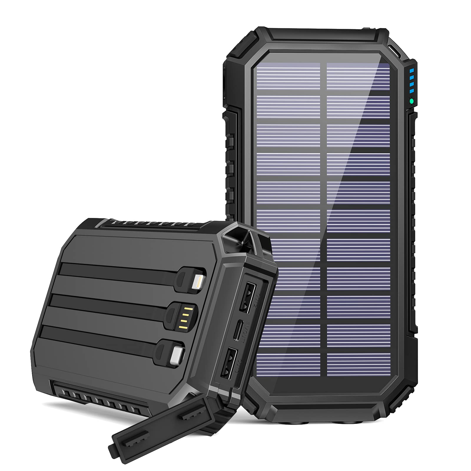 Generador Solar Portatil Riapow Portable Solar Power Bank 27000