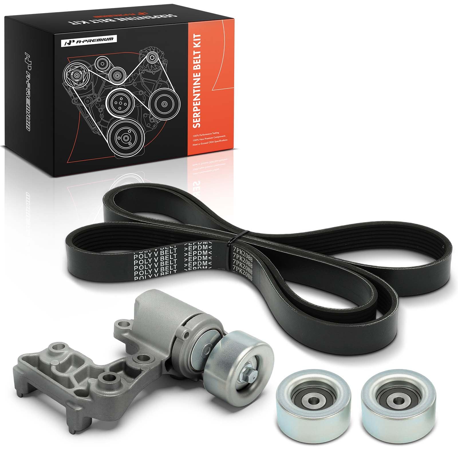 A-Premium - Kit de transmisión por correa de motor compatible con Toyota Camry 2007-2011, Sienna 2007-2010, Avalon 2005-2012 y Lexus RX350 2007-2009, ES350 2007-2012 - 3.5L