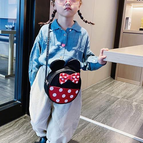 Miniatura 6 de Lindo bolso cruzado para niñas pequeñas, con dibujos animados, mini ratón, bolso cruzado de viaje para bebés pequeños