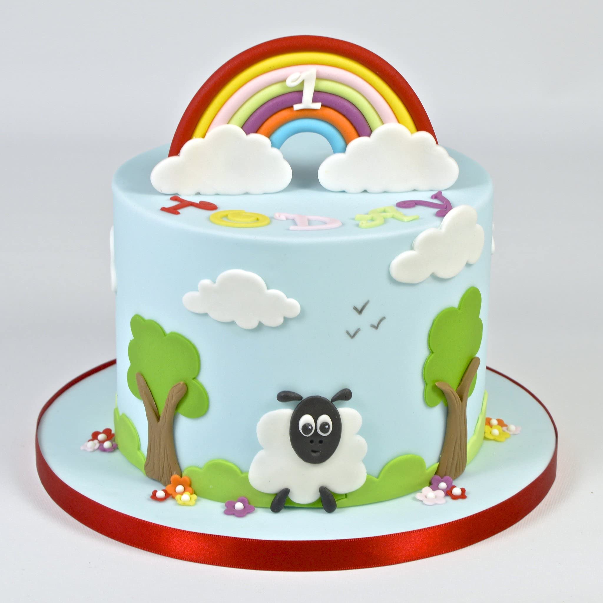 FMM Cutter Clouds Fluffy Sheep Cake Cutter Tool Fondant Versatile, White, Tailles : 53-70 mm - Image 3