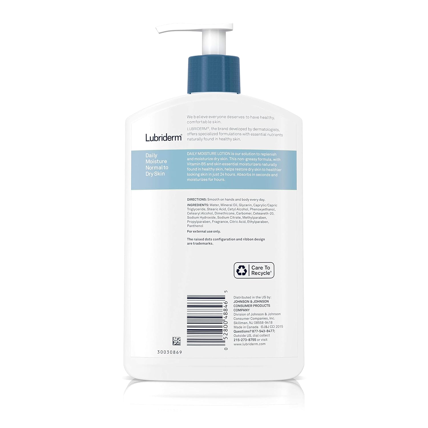 Lubriderm Daily Moist 16z Size 16z