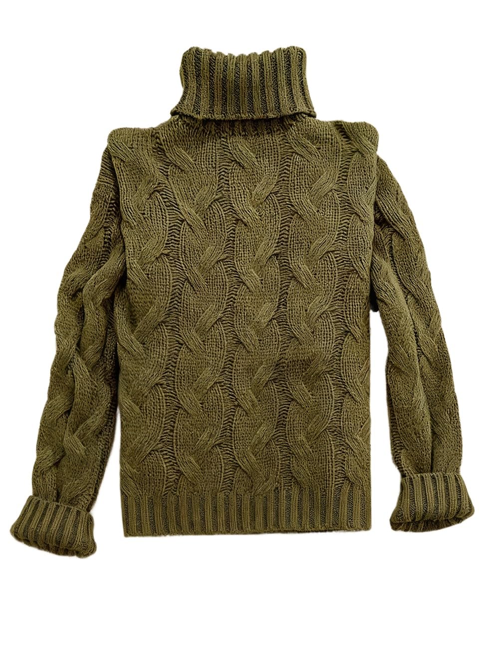Melliflo Womens Twist Cable Knit Sweater Turtleneck Long Sleeve Pullover Sweaters Casual Loose Fit Solid Sweater Fall Winter