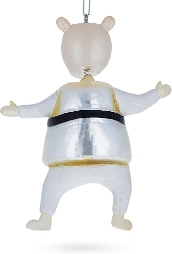 Miniatura 6 de Artes marciales Karate Hipopótamo - Adorno navideño de vidrio soplado