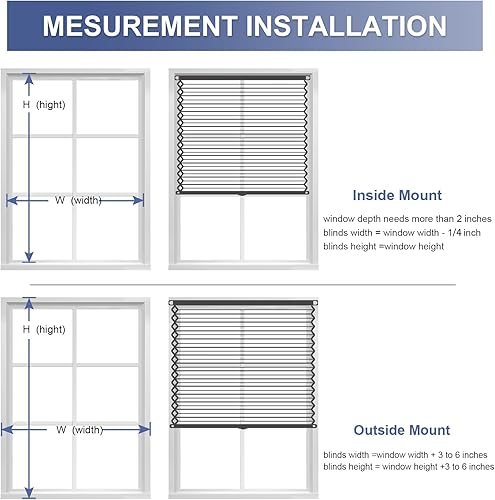 Miniatura 8 de MYshade - Persianas celulares opacas personalizadas sin cordones para ventanas fáciles de instalar